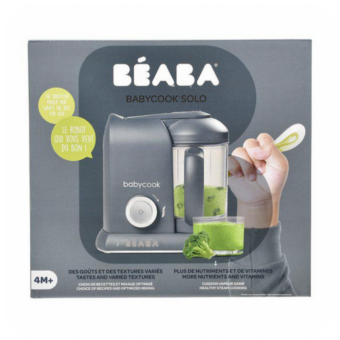BEABA BABYCOOK SOLO TRINTUVAS-GARINTUVAS 4IN1, TAMSIAI PILKAS