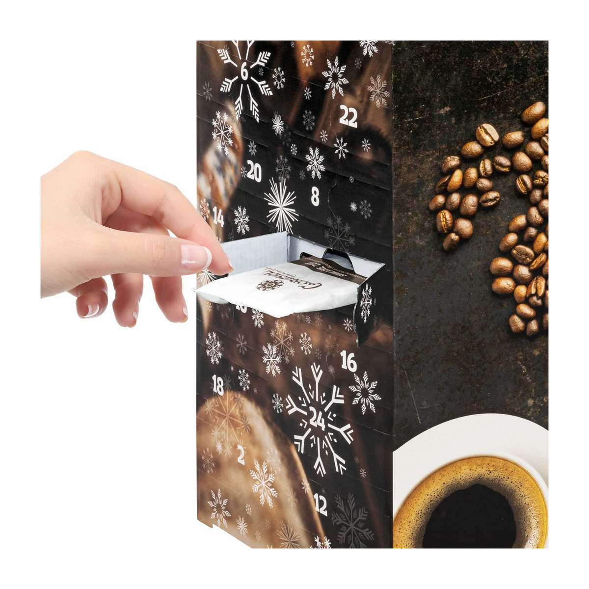 Corasol Premium Coffee World Travel kavos advento kalendorius 2026 - 24 rūšys, pupelės, 240g