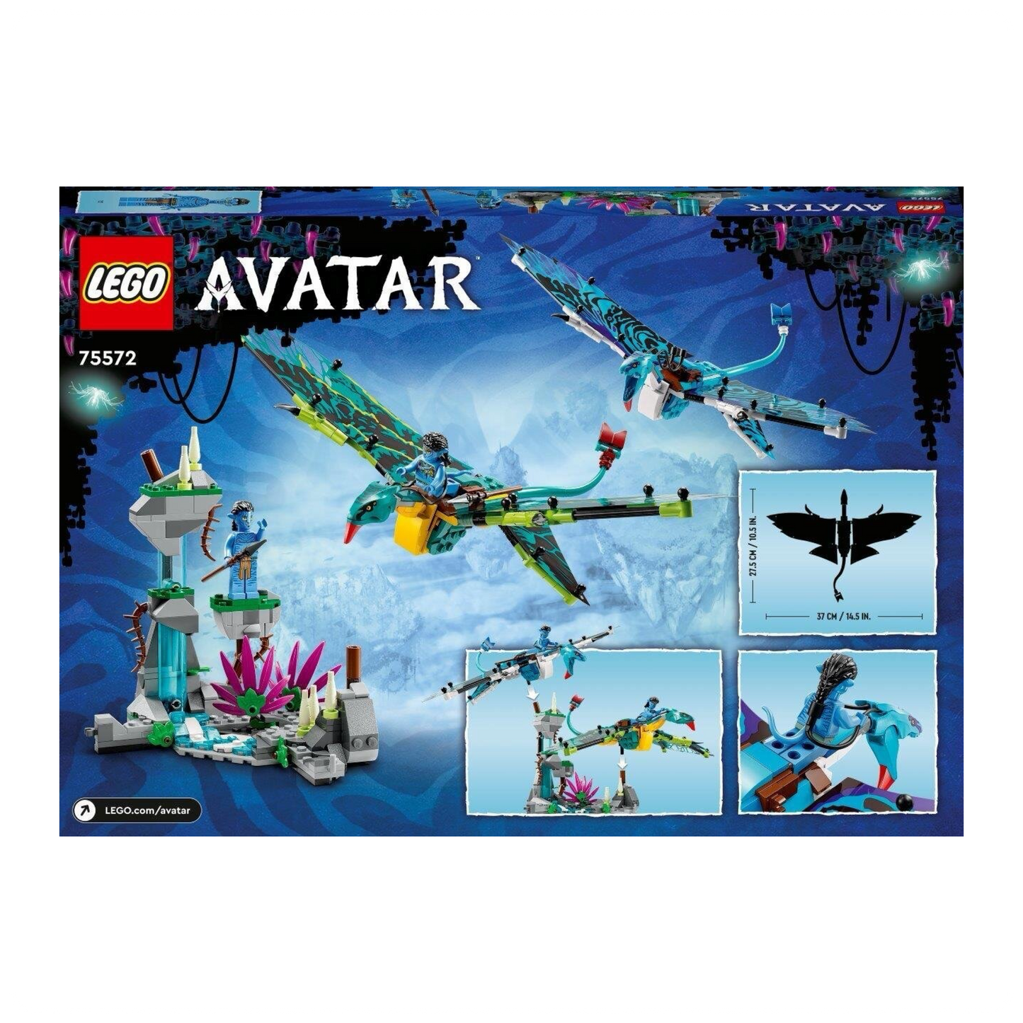 LEGO® Avatar 75572 Džeiko ir Neitiri pirmasis skrydis Šmėkla