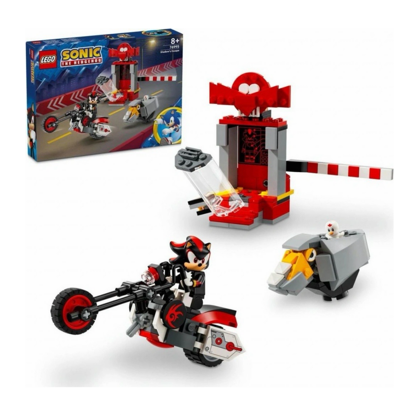 LEGO® 76995 Sonic the Hedgehog™ Shadow the Hedgehog pabėgimas