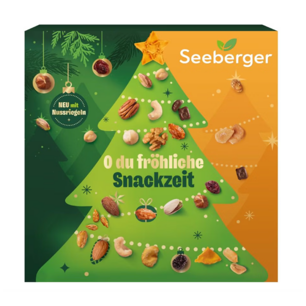 Seeberger Advento kalendorius 2026 - 24 užkandžių staigmenos, 645 g