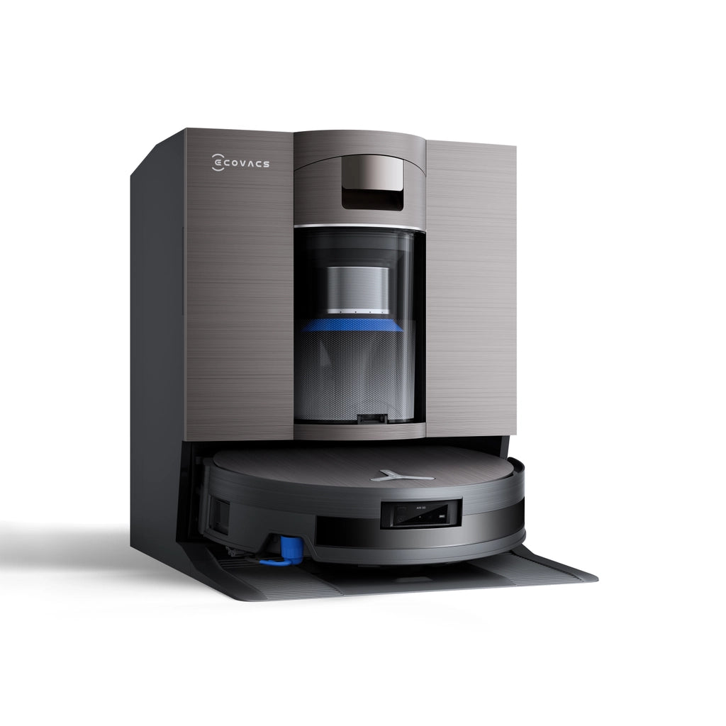 Ecovacs Deebot X11 OmniCyclone, wet & dry, pilkas - Dulkių siurblys robotas