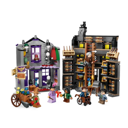 LEGO® 76439 Harry Potter™ Olivanderio ir Madam Malkin parduotuvės