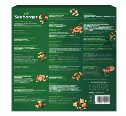 Seeberger Advento kalendorius 2026 - 24 užkandžių staigmenos, 645 g