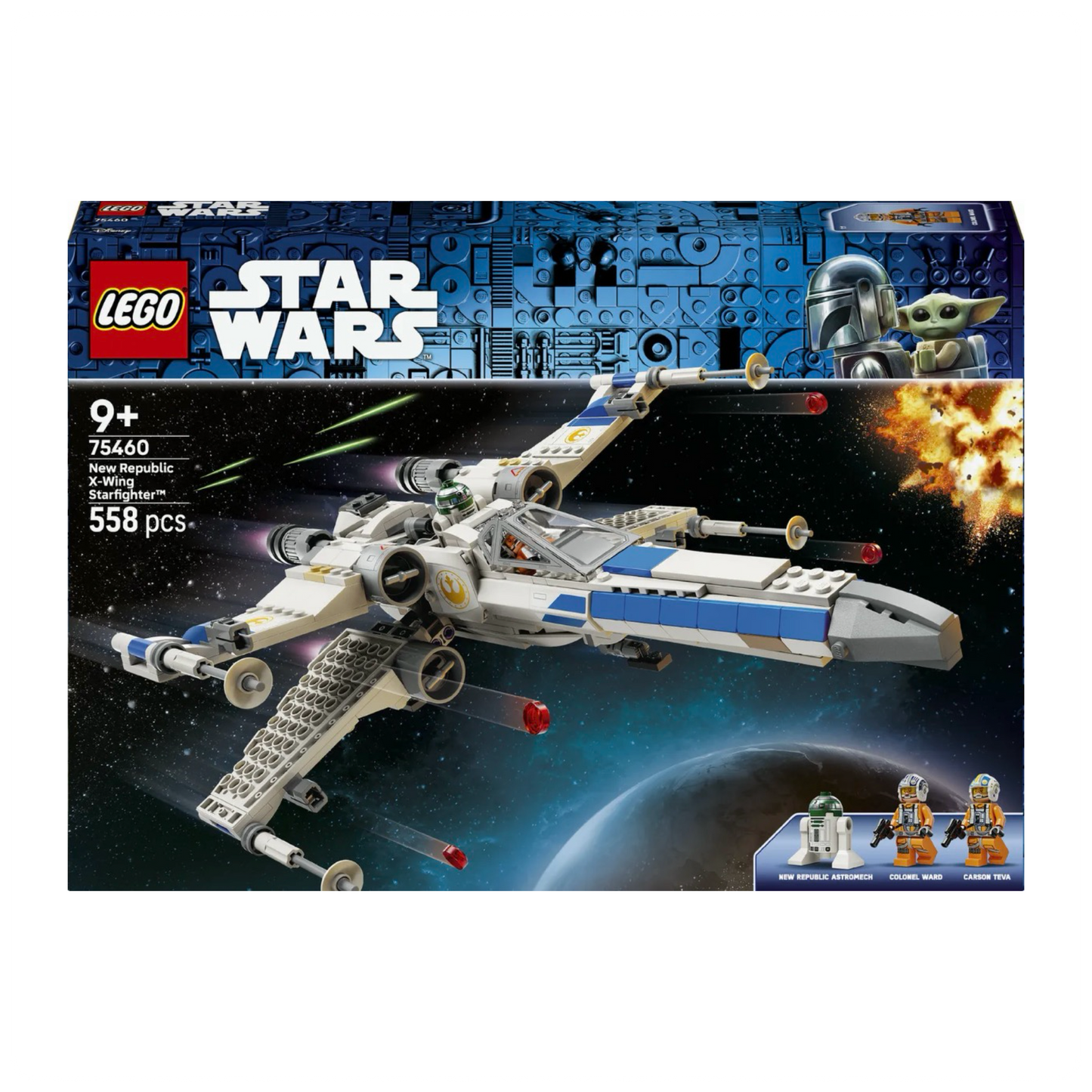 LEGO® 75460 Star Wars Naujosios respublikos „X-Wing“ kovos erdvėlaivis