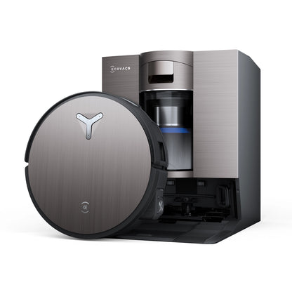 Ecovacs Deebot X11 OmniCyclone, wet & dry, pilkas - Dulkių siurblys robotas