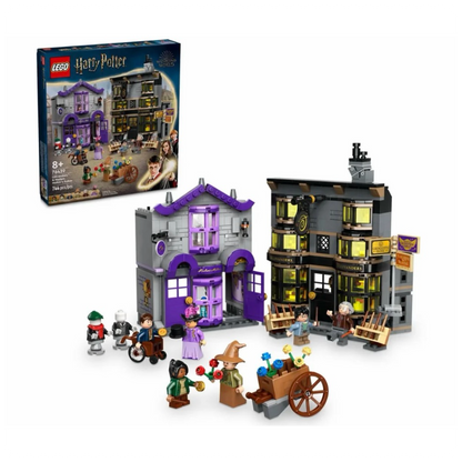 LEGO® 76439 Harry Potter™ Olivanderio ir Madam Malkin parduotuvės
