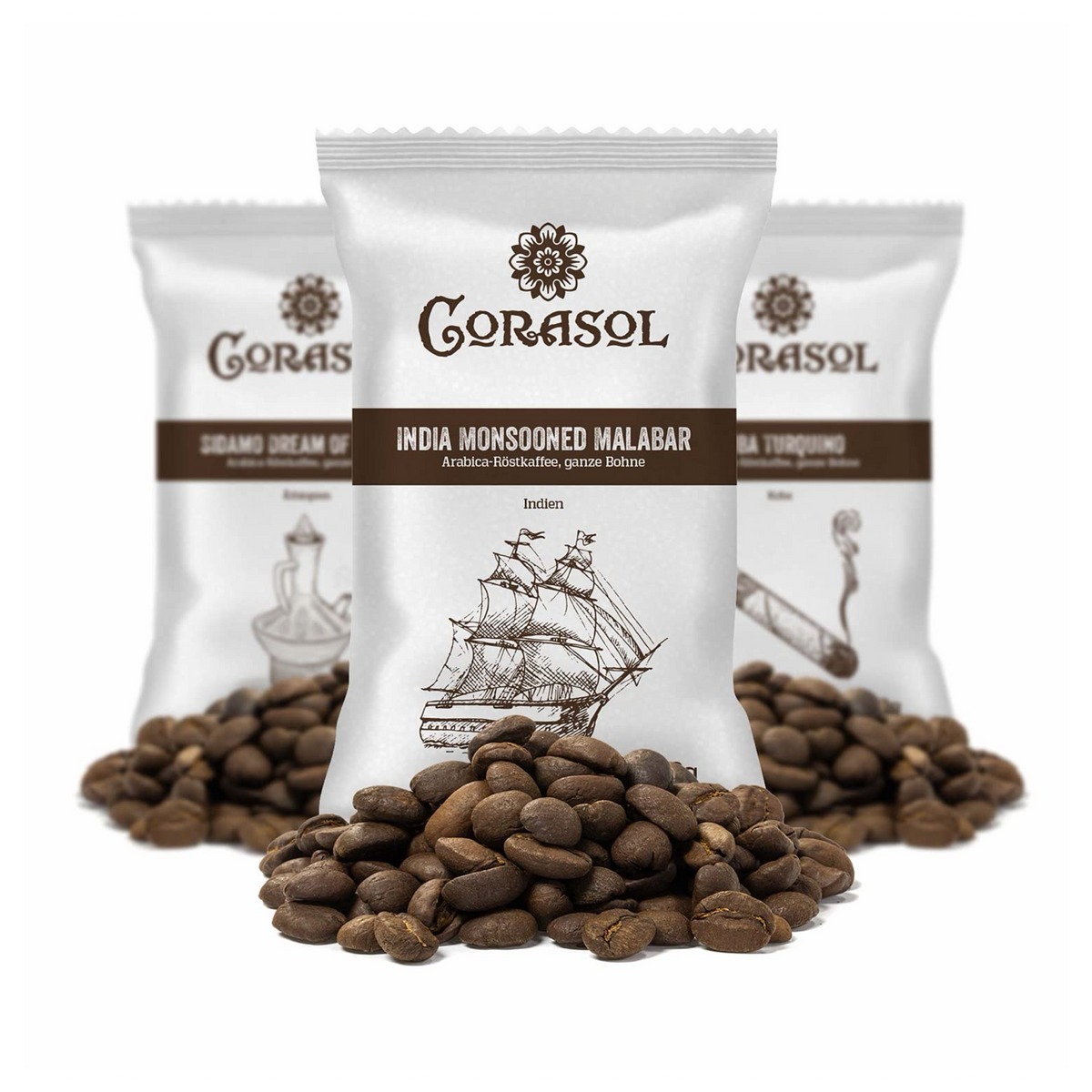 Corasol Premium Coffee World Travel kavos advento kalendorius 2026 - 24 rūšys, pupelės, 240g