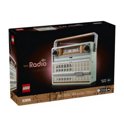 LEGO® Icons Retro stiliaus radijo imtuvas 10334