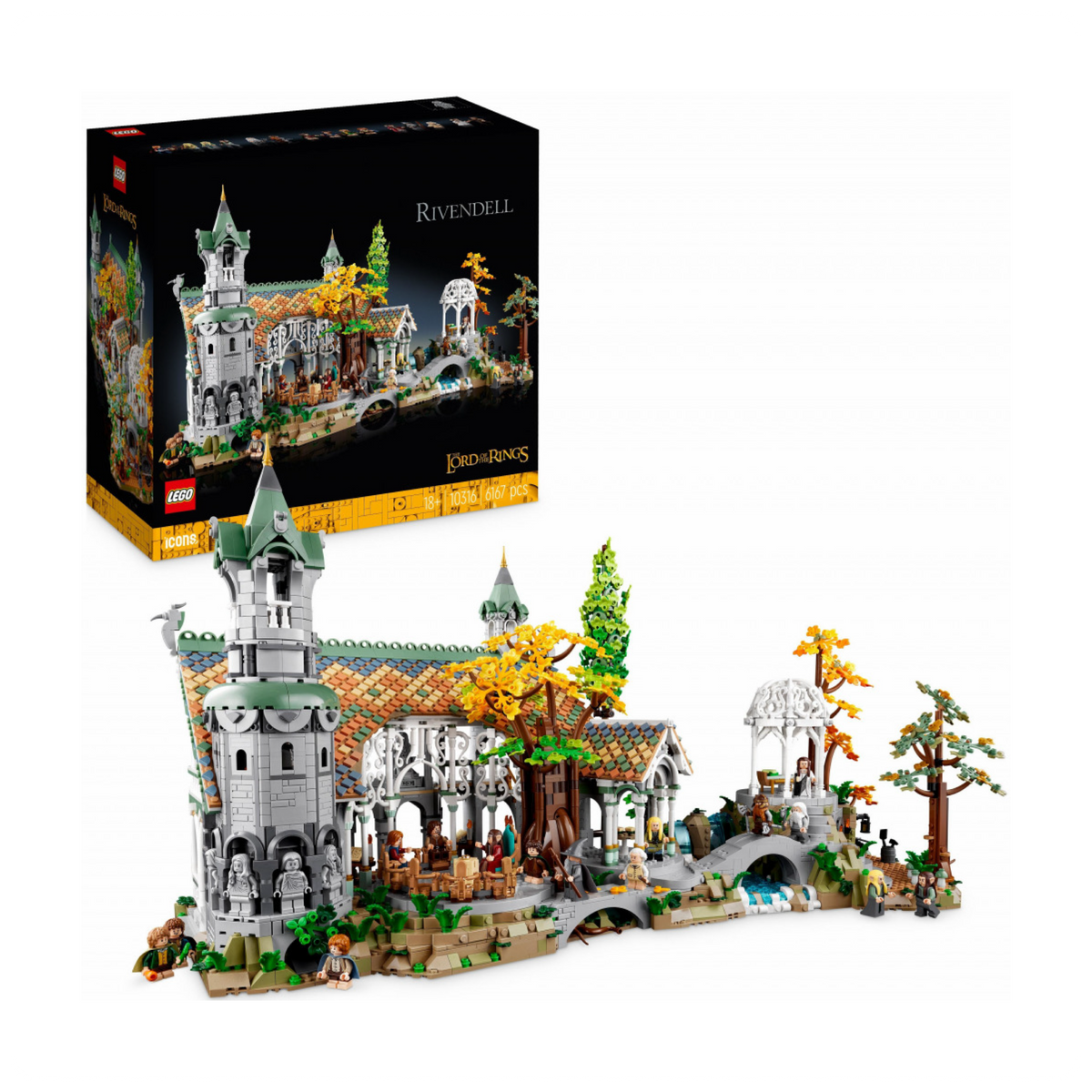 LEGO® Icons ŽIEDŲ VALDOVAS: RIVENDELAS 10316