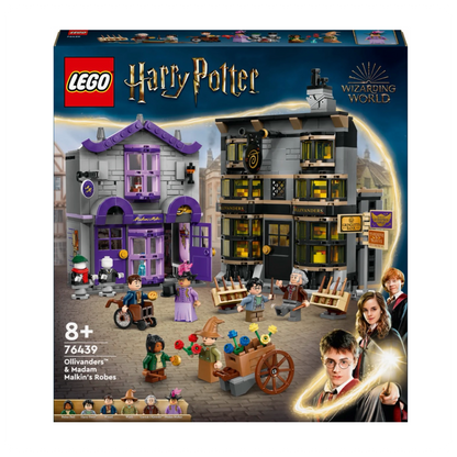 LEGO® 76439 Harry Potter™ Olivanderio ir Madam Malkin parduotuvės
