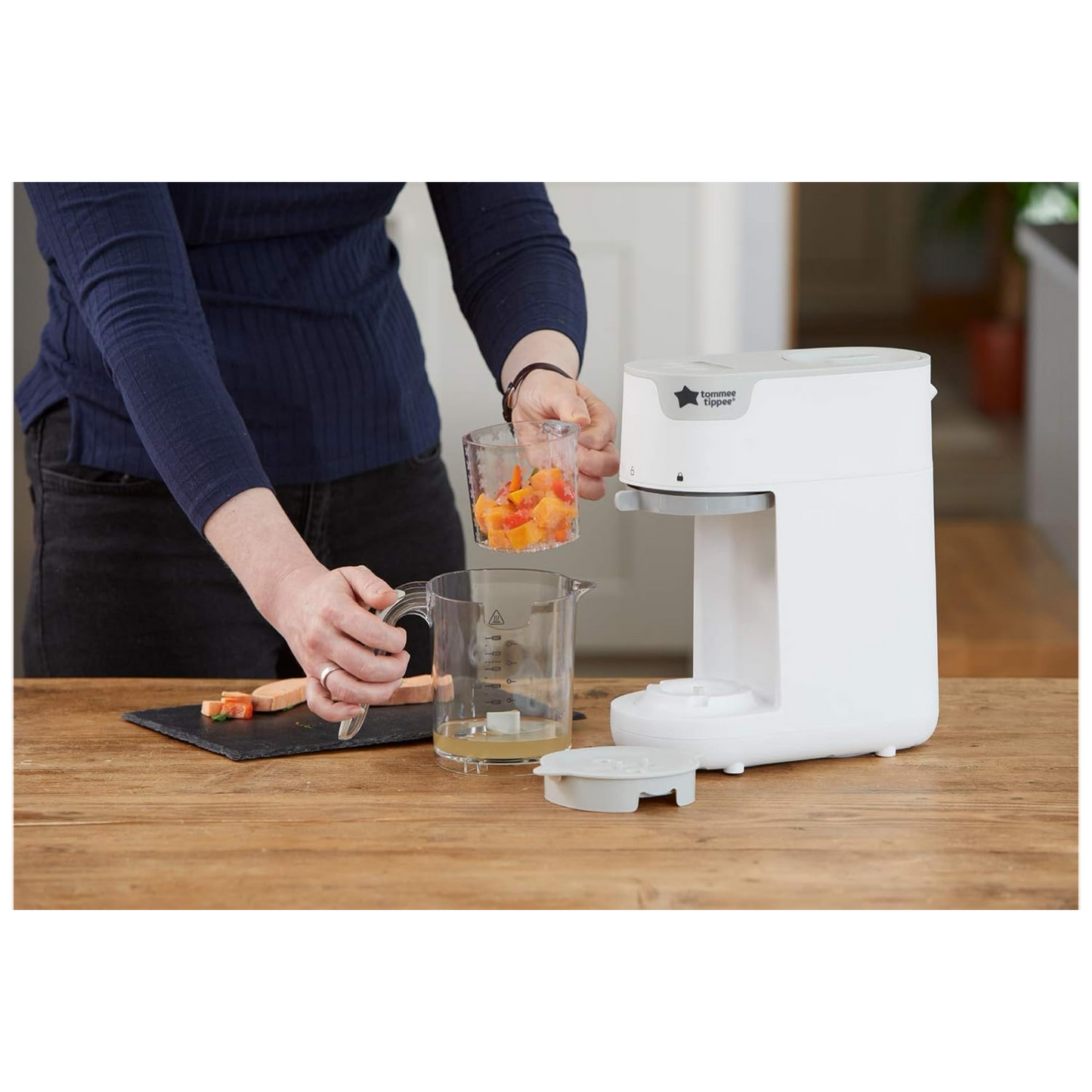TOMMEE TIPPEE garintuvas ir trintuvas 3in1, baltas, 42323851