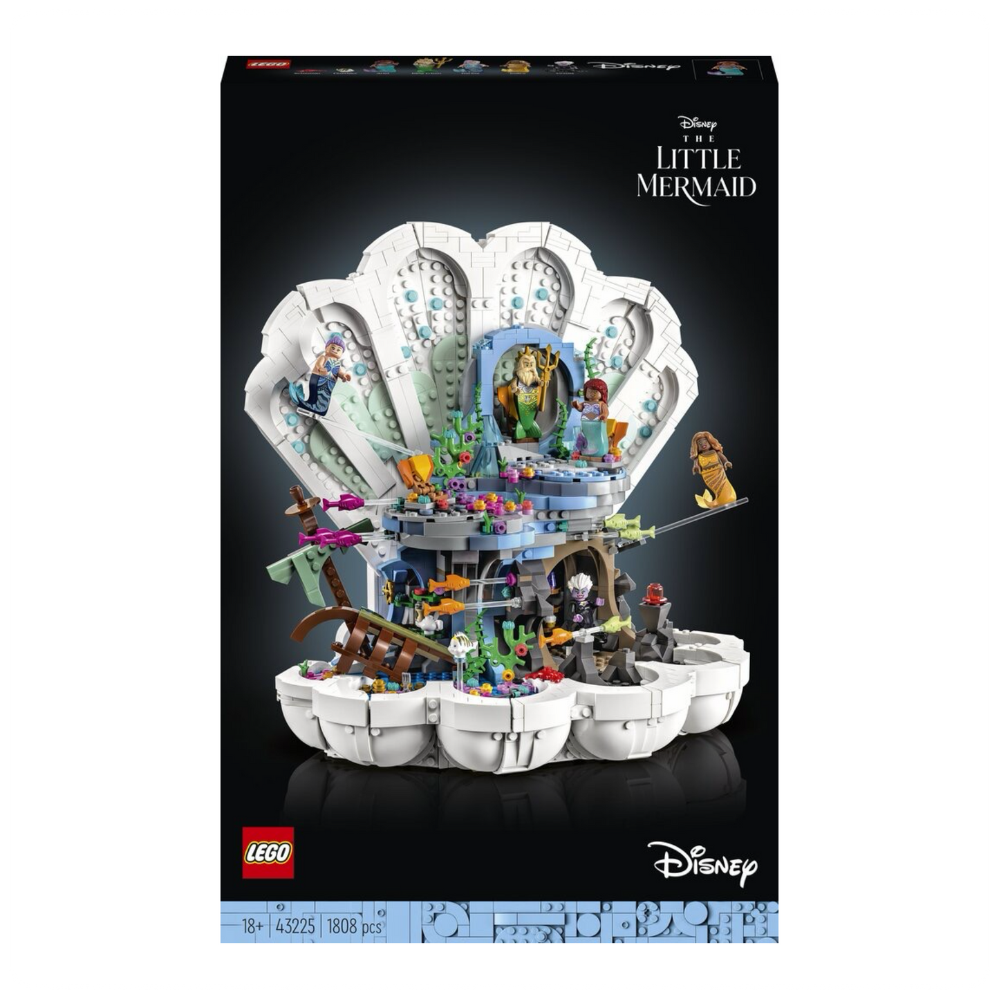 LEGO® Disney Princess Karališkoji undinėlės kriauklė 43225