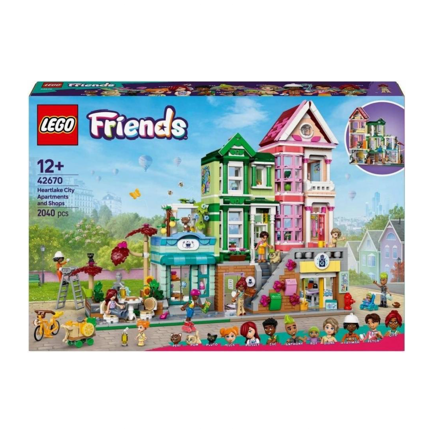 LEGO® Friends Hartleiko butai ir parduotuvės Modelis 42670