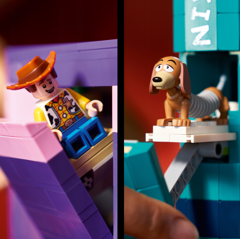 LEGO® Disney ir Pixar „Žaislų istorijos“ šuniuko Slinkio knygų atramos 43301