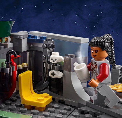 LEGO® „Marvel Rise of Domo“, 76156 superherojų kosminio laivo kūrimo žaislas iš filmo „Amžinieji“