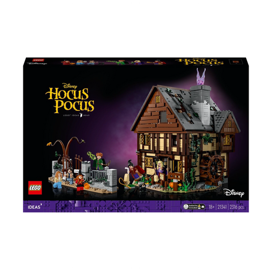 LEGO® Ideas Hocus Pocus Disney: Sandersonų seserų dvaras 21341