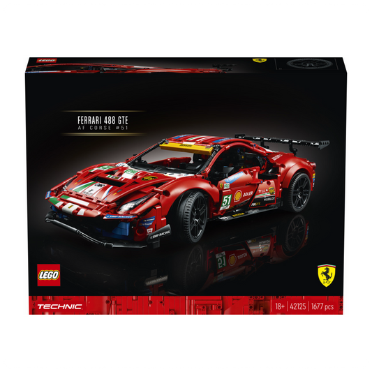 LEGO® Technic 42125 Ferrari 488 GTE “AF Corse #51”