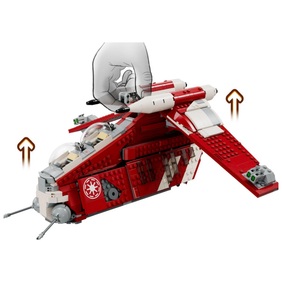 LEGO® Star Wars 75354 Korasanto gvardijos šturmo erdvėlaivis