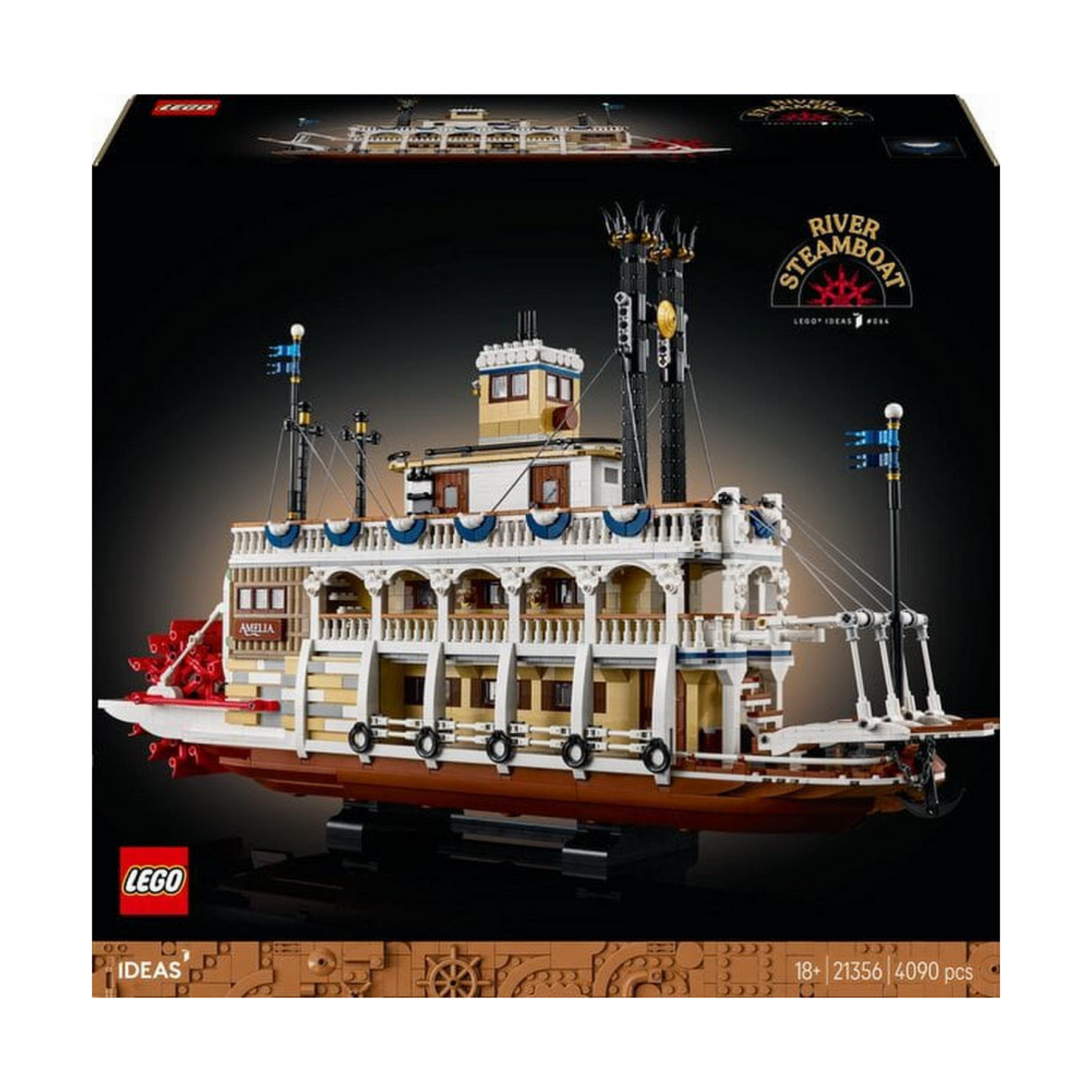 LEGO® Ideas Upių garlaivis 21356