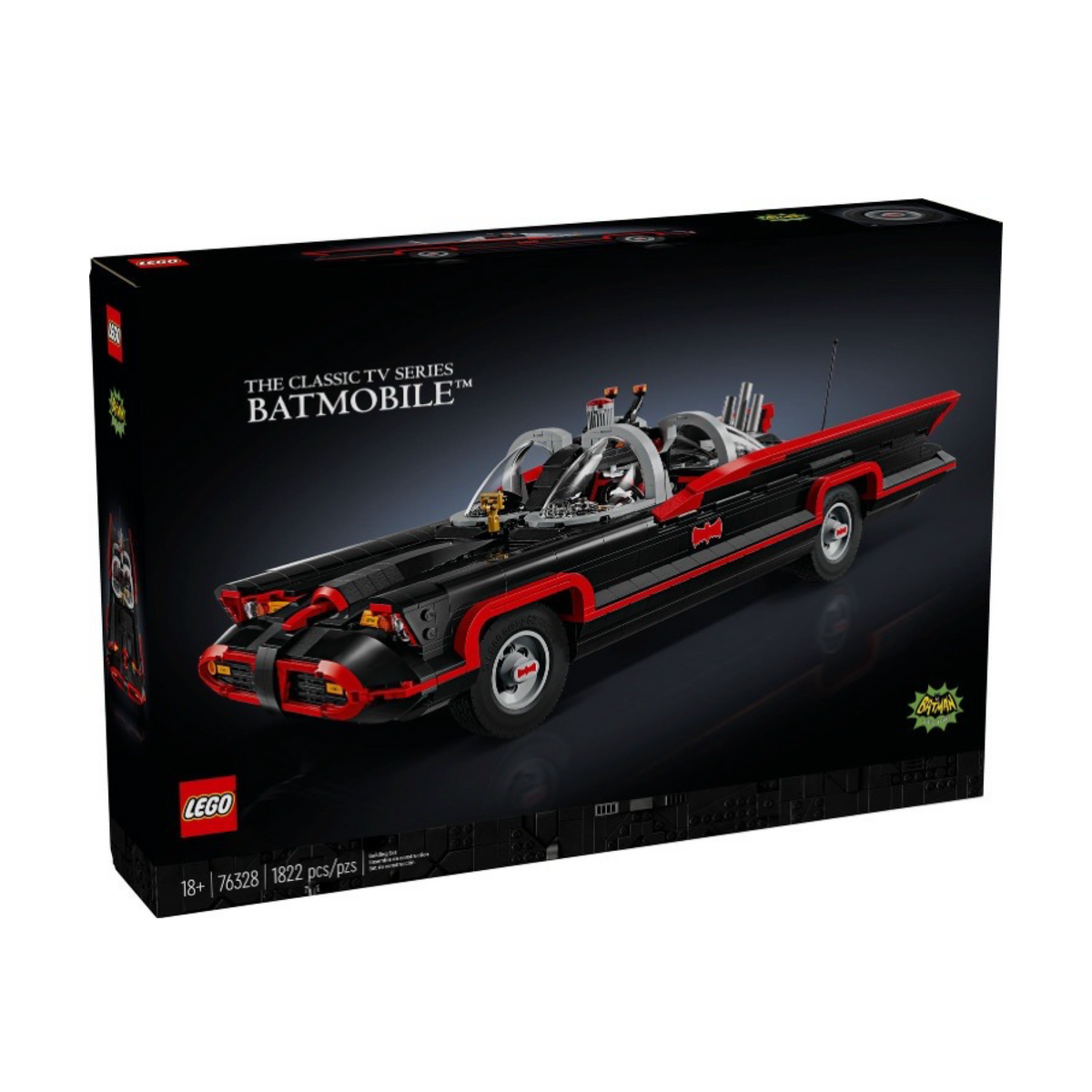 LEGO® DC Batman™ 10370 DC Betmeno automobilis iš klasikinio TV serialo „Betmenas“