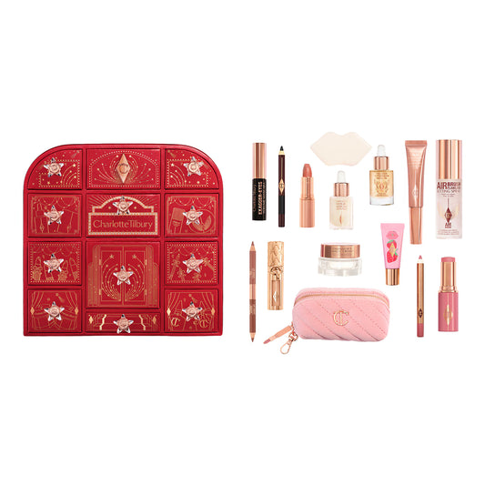 Charlotte Tilbury Charlotte’s Hollywood Beauty Wonderland - 2026 grožio advento kalendorius, 15 dalių