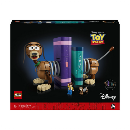 LEGO® Disney ir Pixar „Žaislų istorijos“ šuniuko Slinkio knygų atramos 43301