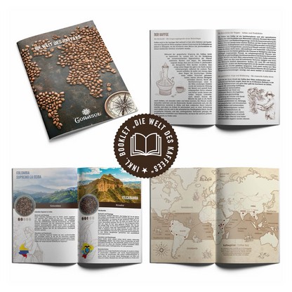 Corasol Premium Coffee World Travel kavos advento kalendorius 2026 - 24 rūšys, pupelės, 240g