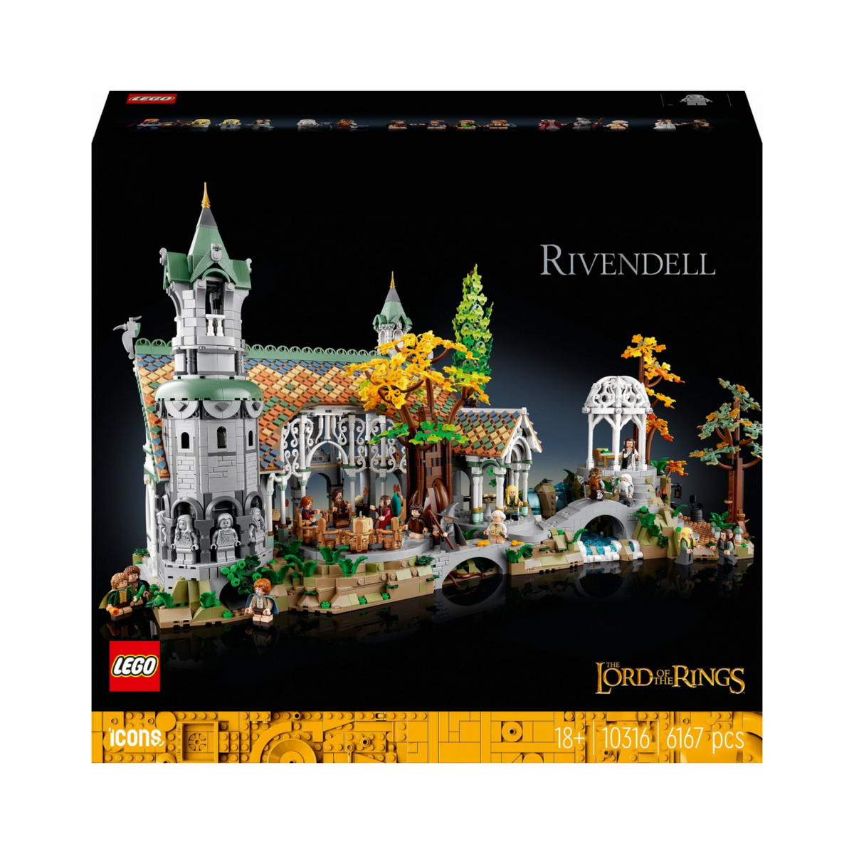 LEGO® Icons ŽIEDŲ VALDOVAS: RIVENDELAS 10316
