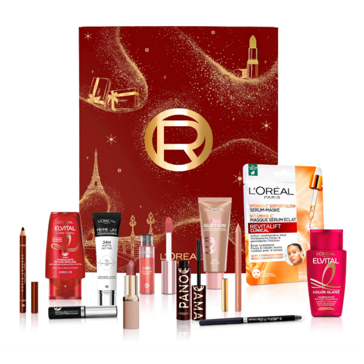 L’Oréal Paris Mini Beauty Advento kalendorius 2026 - 12 grožio staigmenų