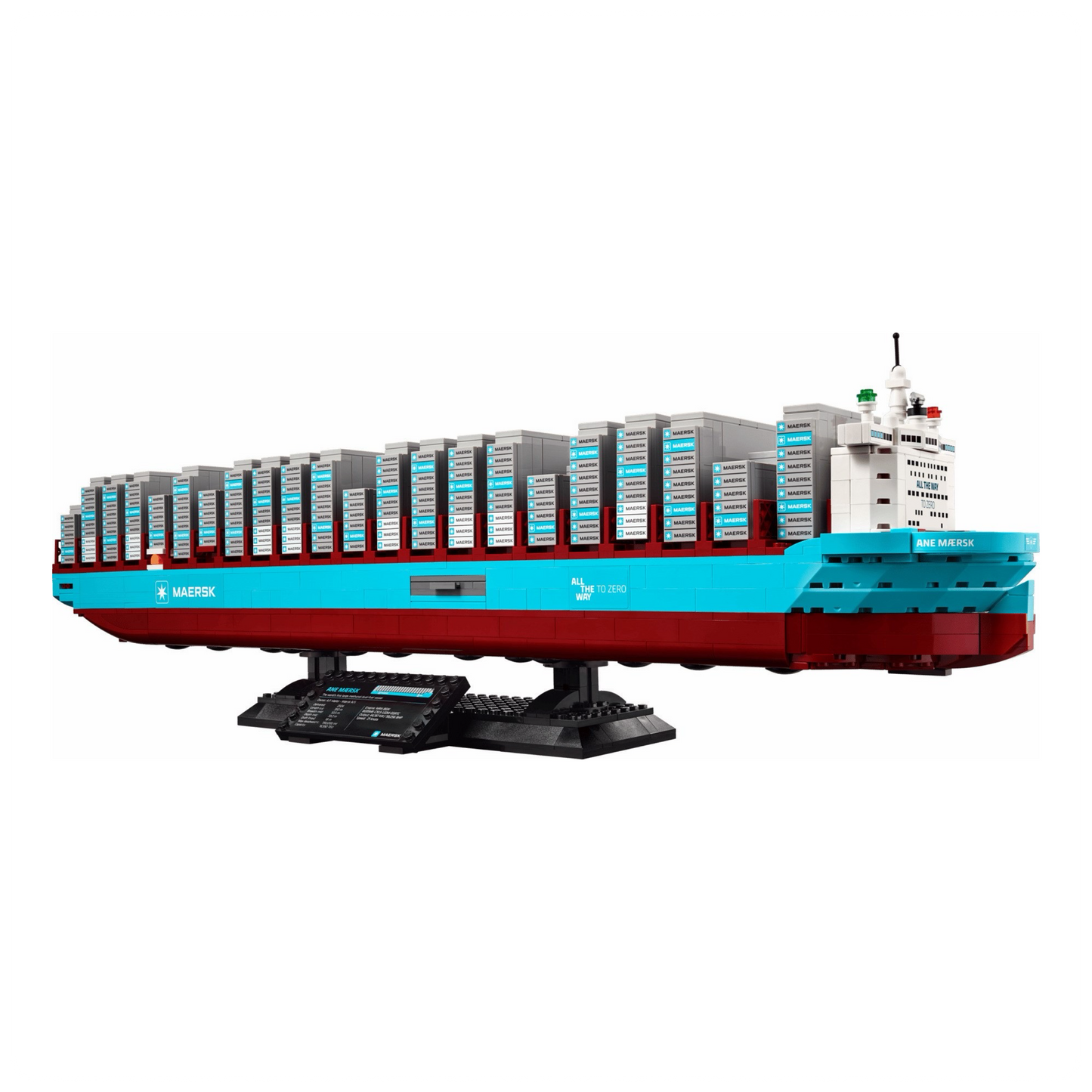 LEGO® Icons 40955 Dviem kuro rūšimis varomas „Maersk“ konteinerių laivas