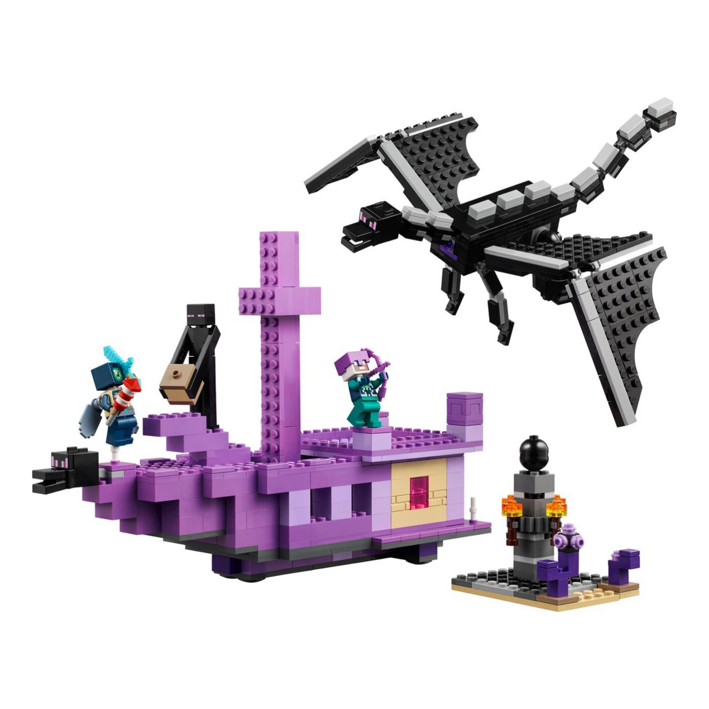 LEGO® Minecraft® Enderio drakonas ir Pabaigos laivas 21264