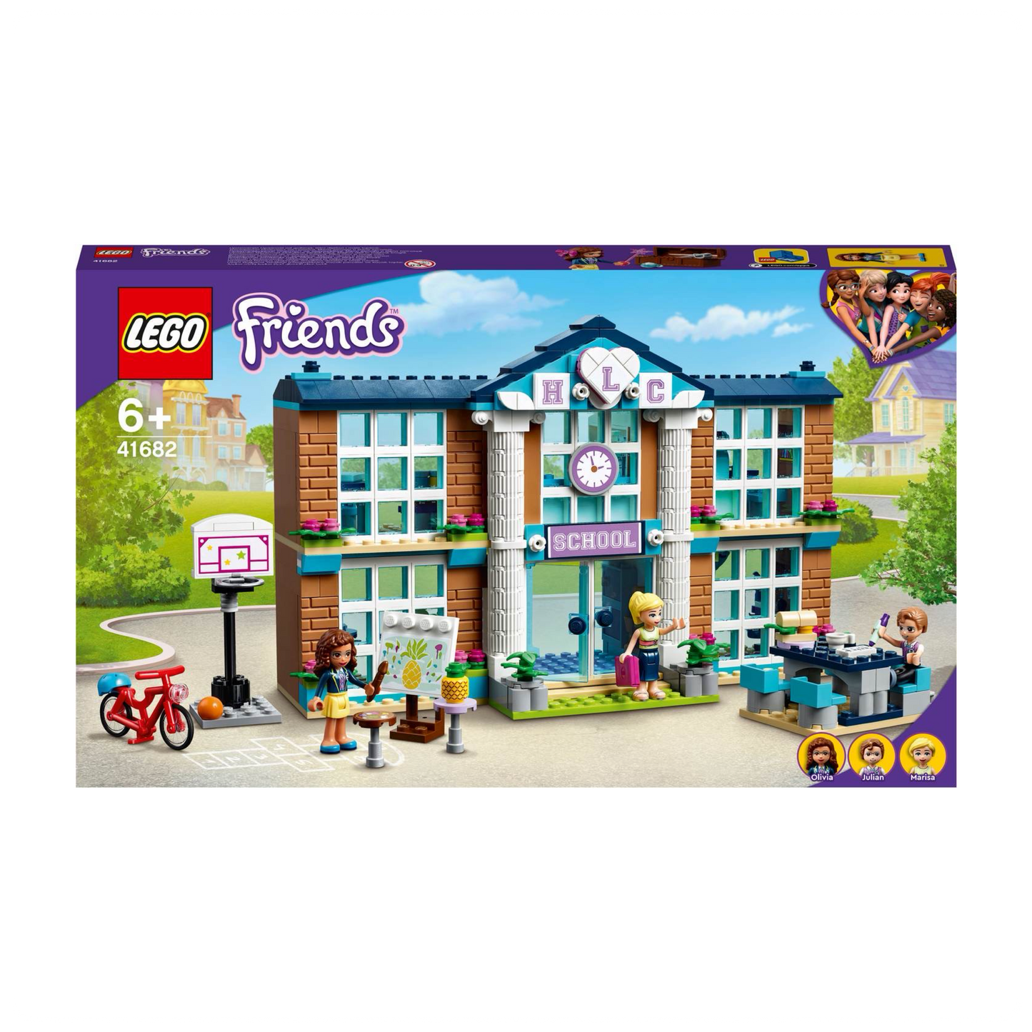LEGO® 41682 Friends Hartleiko miesto mokykla