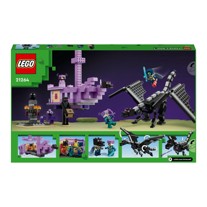 LEGO® Minecraft® Enderio drakonas ir Pabaigos laivas 21264