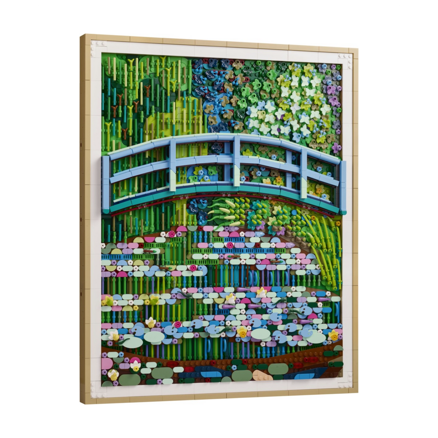 LEGO® Art 31220 Klodas Monė - Tiltas virš vandens lelijų tvenkinio