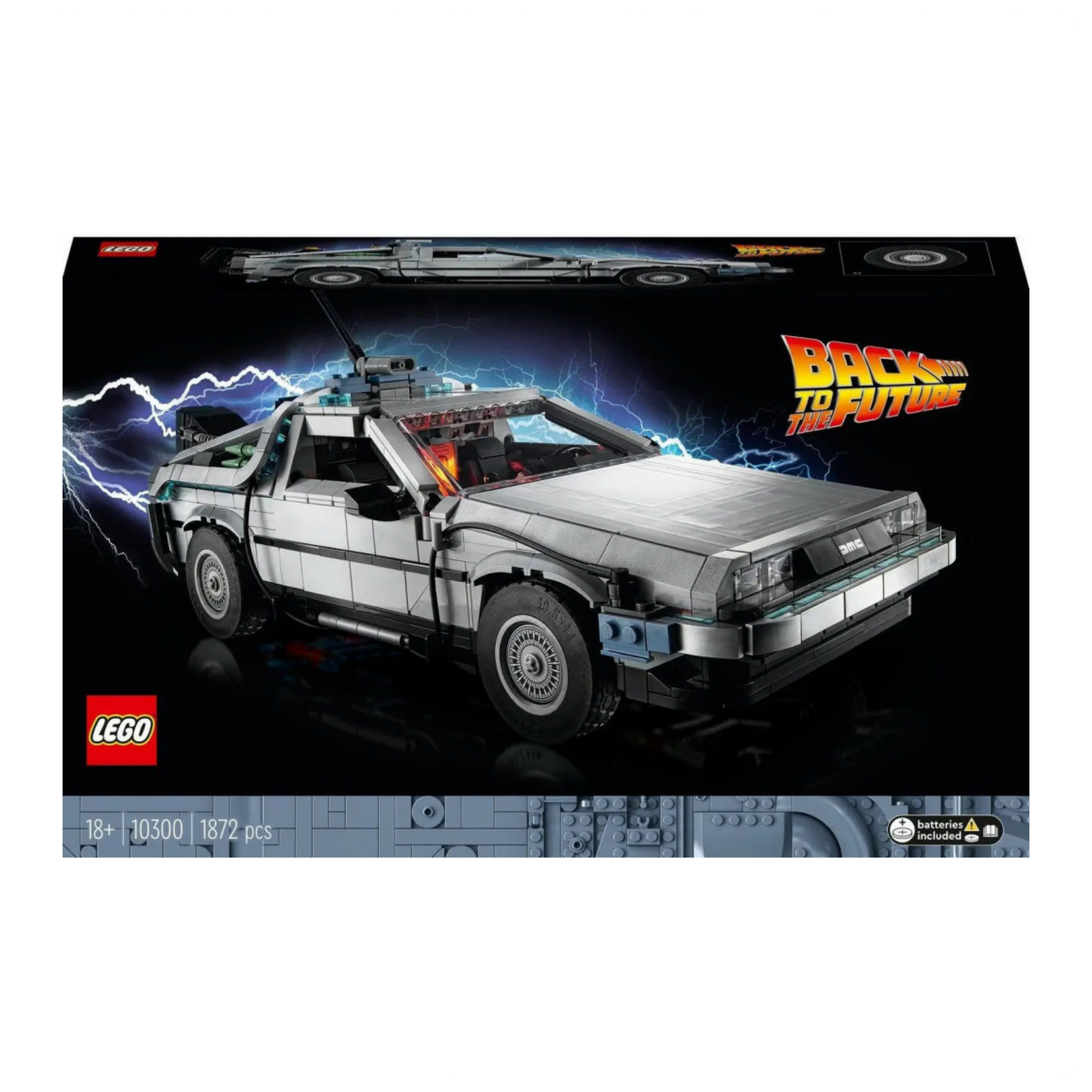 LEGO® Icons Atgal į ateitį: laiko mašina 10300