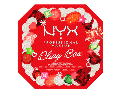 NYX Professional Makeup Bling Box Advento kalendorius - 24 kosmetikos staigmenos