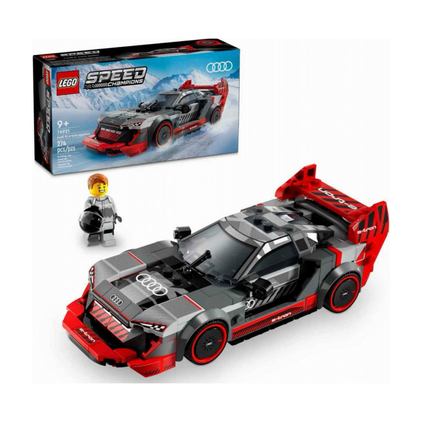 LEGO® Speed Champions 76921 Lenktyninis automobilis Audi S1 e-tron quattro