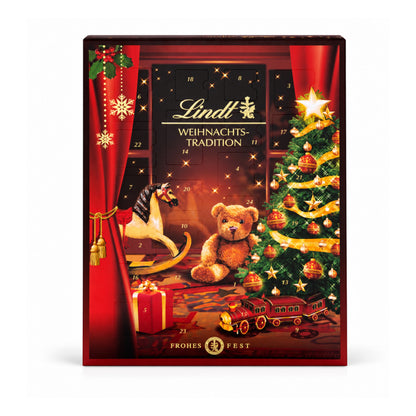 „Lindt TRADITION“ advento kalendorius su šokoladiniais saldainiais, 253 g