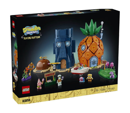 LEGO 11386 SpongeBob SquarePants: Bikini Bottom konstruktorius su 1794 detalėmis, 18+