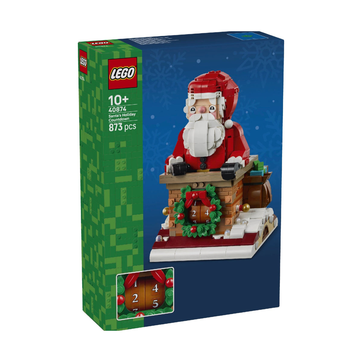 LEGO Classic 40874 kalėdinis advento kalendorius su Kalėdų Seneliu, 873 elementai