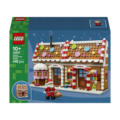 LEGO® Festive Gingerbread House 40809, 498 vnt.