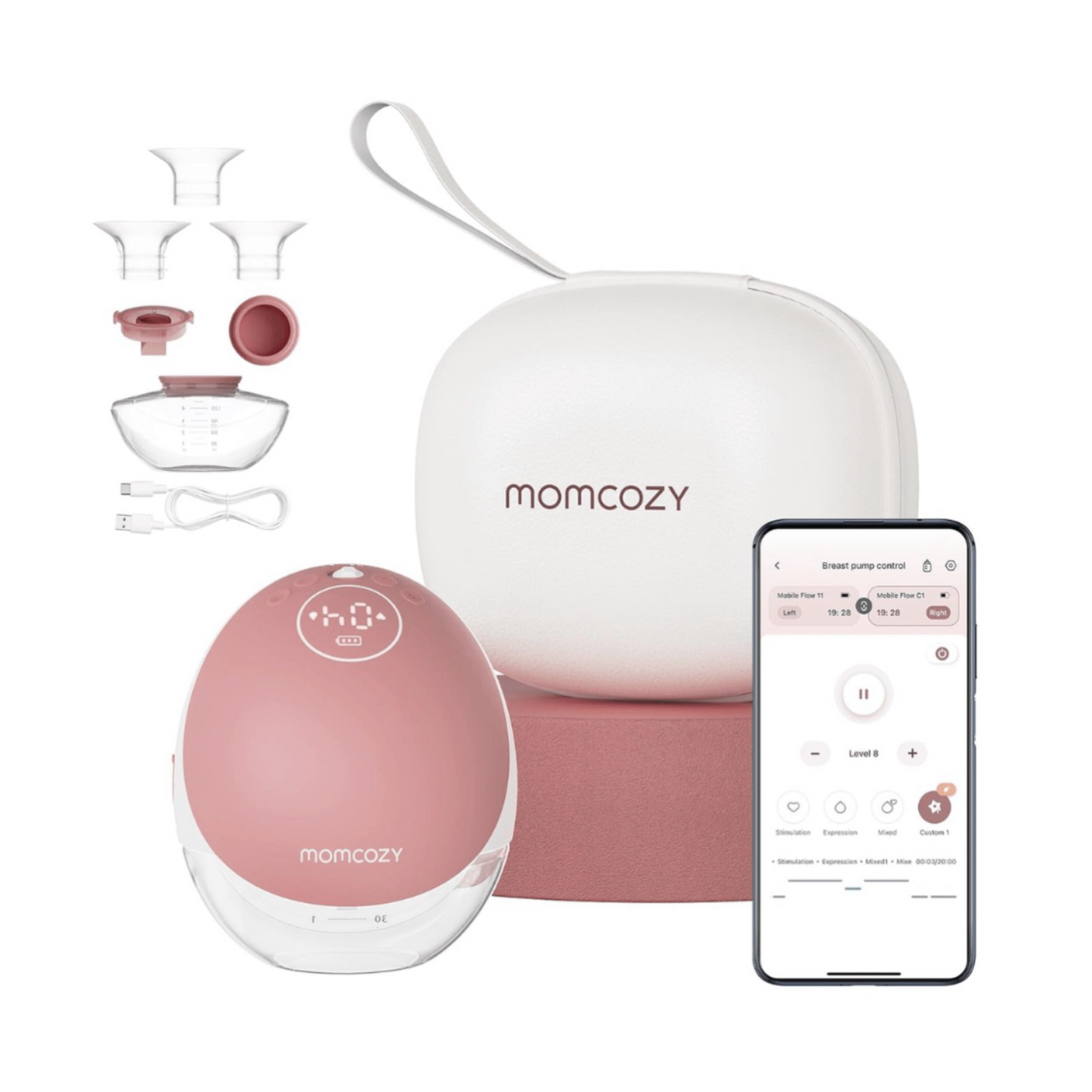 Momcozy M9 belaidis pientraukis Mobile Flow™