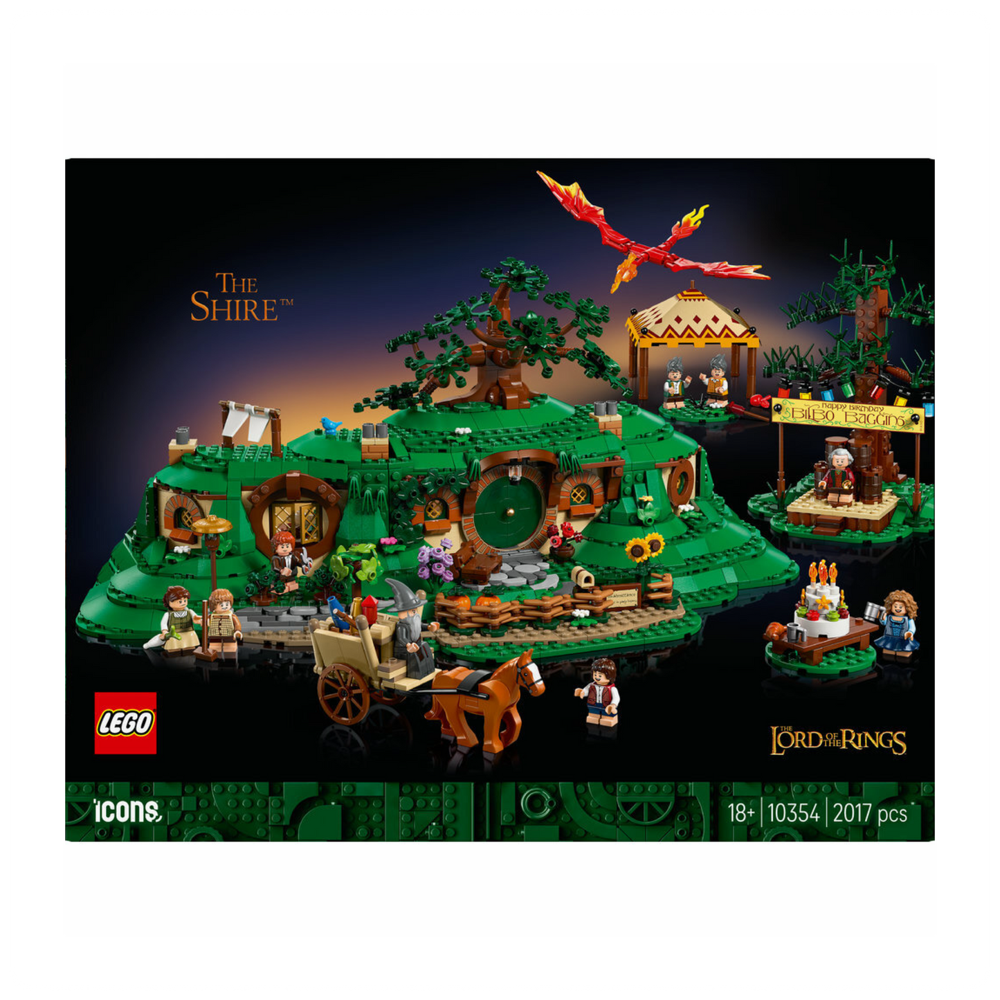 LEGO® 10354 Icons Žiedų valdovas: Grafystė