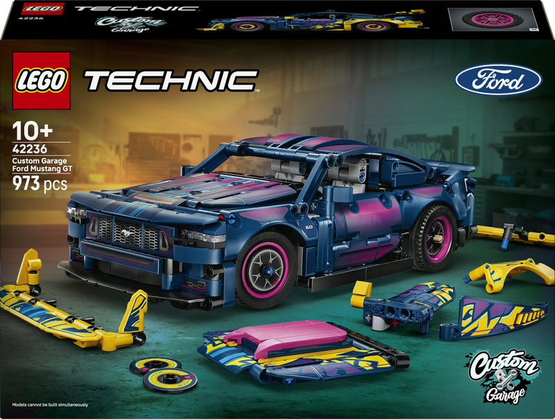 LEGO Technic Ford Mustang GT konstruktorius, 973 detalės, vaikams nuo 10 metų