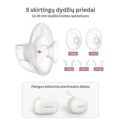 MOMCOZY M5 dvigubas belaidis pientraukis