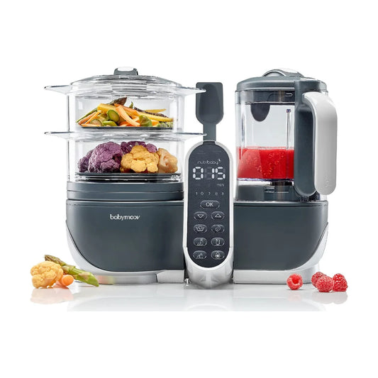BABYMOOV Nutribaby+ daugiafunkcinis maisto gaminimo prietaisas Grey