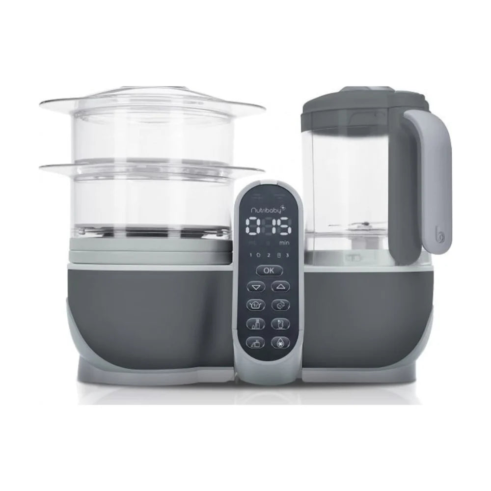 BABYMOOV Nutribaby+ daugiafunkcinis maisto gaminimo prietaisas Grey