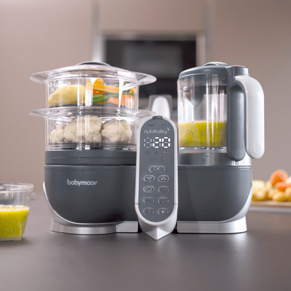 BABYMOOV Nutribaby+ daugiafunkcinis maisto gaminimo prietaisas Grey