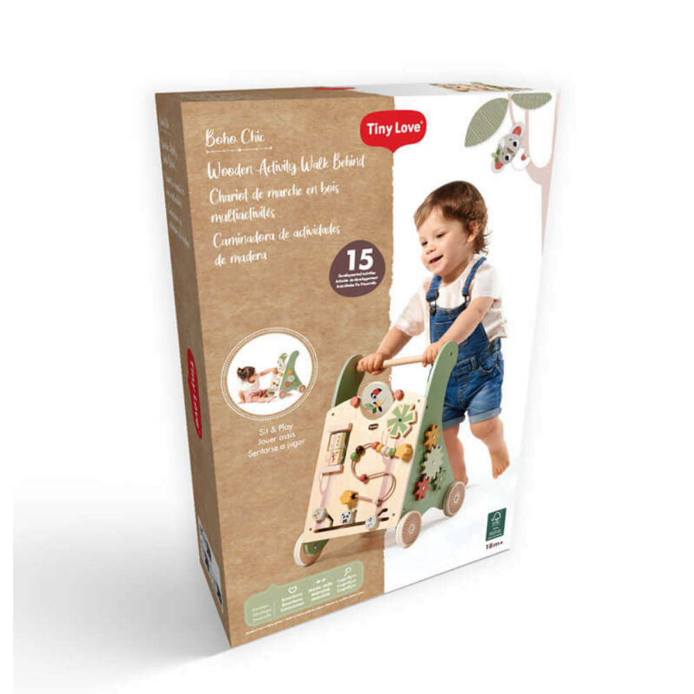 Medinis stumdukas TINY LOVE Boho Chic 2in1